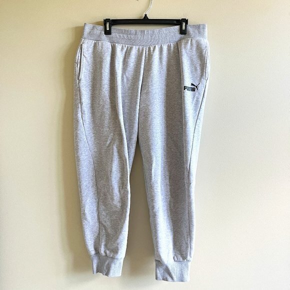 PUMA Women's Size Essentials Fleece‎ Sweatpants Size XL Comfy - Picture 1 of 5